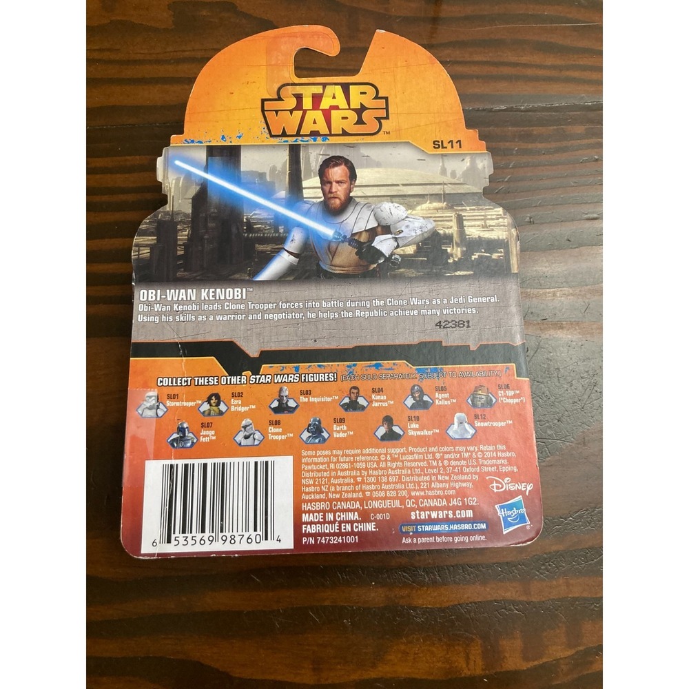 Star Wars Obi‎ Wan Kenobi Action Figure NIP The Clone Wars Disney 2014 - Picture 4 of 5